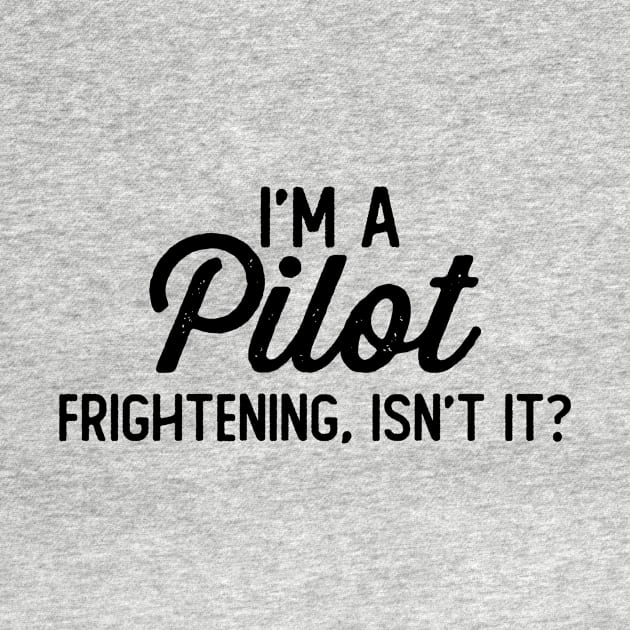 I'm A Pilot Frightening Isn't It, Pilot by hibahouari1@outlook.com